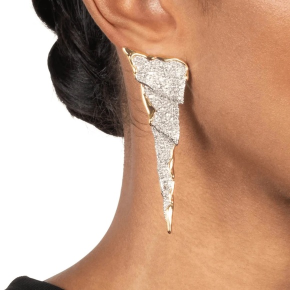 Alexis Bittar Solanales Crystal Cascade Post Earrings - Picture 6 of 6
